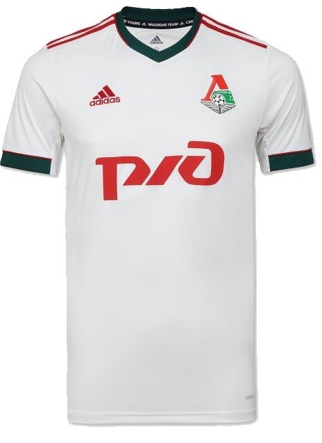 Camisa oficial Adidas Lokomotiv de Moscou 2020 2021 II jogador